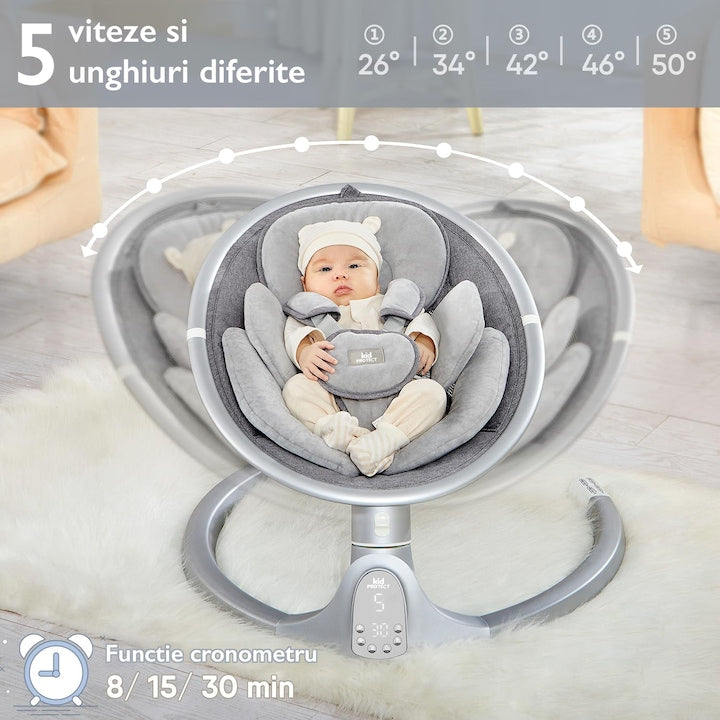 Leagan Electric Bebelusi KidProtect Baby Bliss Leagan Electric Bebelusi KidProtect Baby Bliss